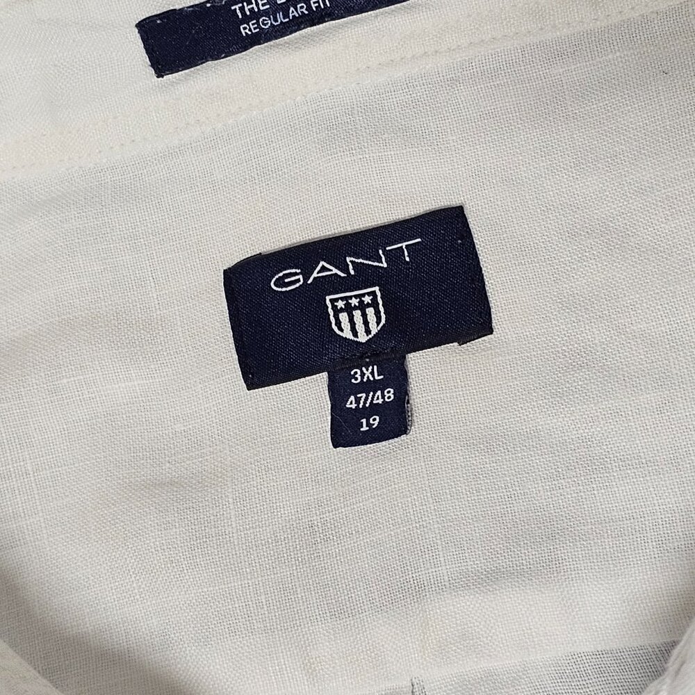 Gant The Linen Regular Fit Button Up Men Shirt Si… - image 5